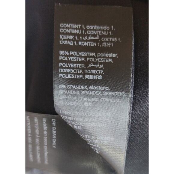 Bebe Black Neoprene Deep Vee V-neck maxi Mermaid Formal evening gown Dress XS - Picture 16 of 16